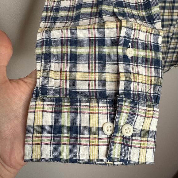 Hawker Rye Long Sleeve Button Down Shirt Multicolor Plaid NWT Men L Tall - Picture 4 of 9